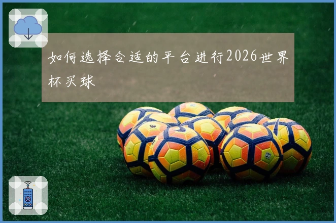 如何选择合适的平台进行2026世界杯买球